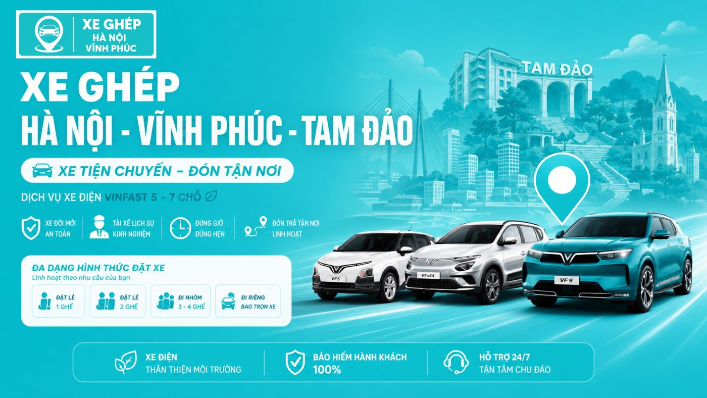banner xe ghép hà nội vĩnh phúc